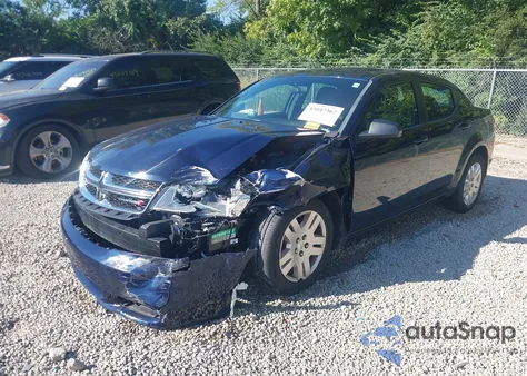 2013 Dodge Avenger Se z USA, uszkodzony, nr VIN 1C3CDZAB1DN752843